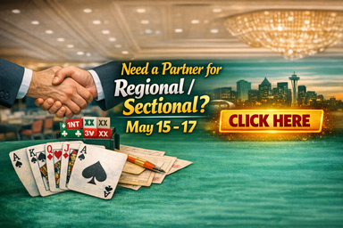 Yes, I need a partner