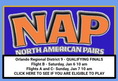 North American Pairs- coming to Orlando in Jan 2024
