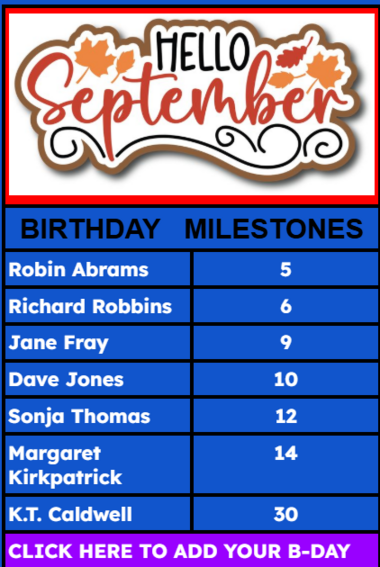 Birthdays