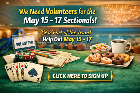 Need Volunteers Please