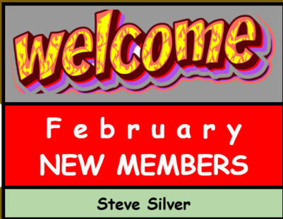 NEW MEMBERS- WELCOME