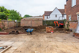 Garden area dug out -29th May