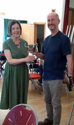 Steve Williams is awarded the Chrstine Jones Trophy for 2026
