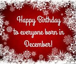 December Birthdays