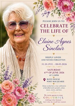 Memorial details