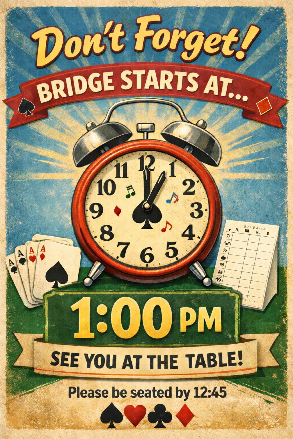 Time Change For Bridge