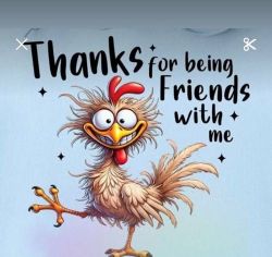 Thanks for being my friend
