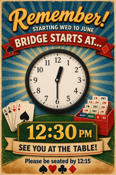 Back to original Start Time!
