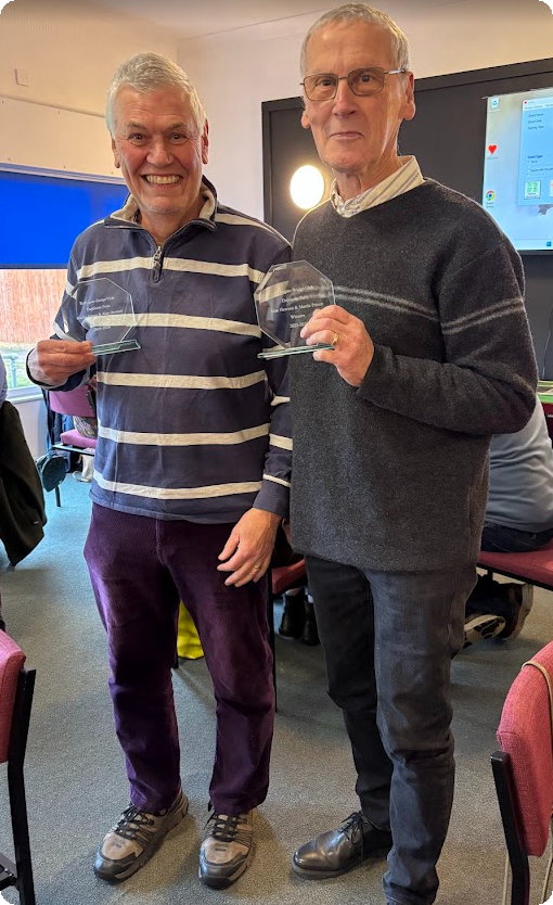 2025  Duplicate winners - Martin Prince & Alan Hewson