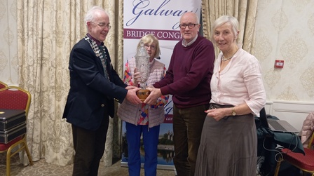 Galway Bridge Congress 2024 Mixed Pairs Winners