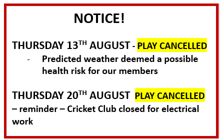 CANCELLATIONS