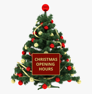 Christmas Opening Hours!