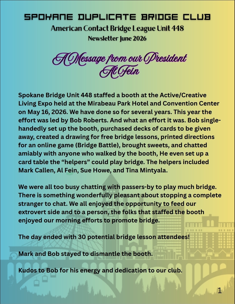 June 2026 Newsletter