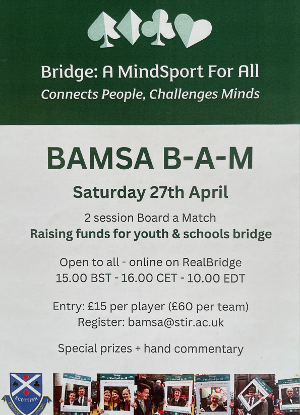 BAMSA Event on Saturday, 27th April