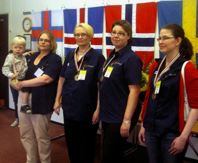 PM- naiset 2011 pronssimitalistit Örebro - Ruotsi