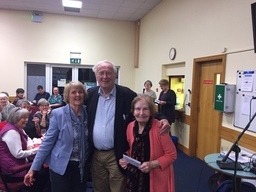 Joe Moran with Therese Carney and Frances Brady