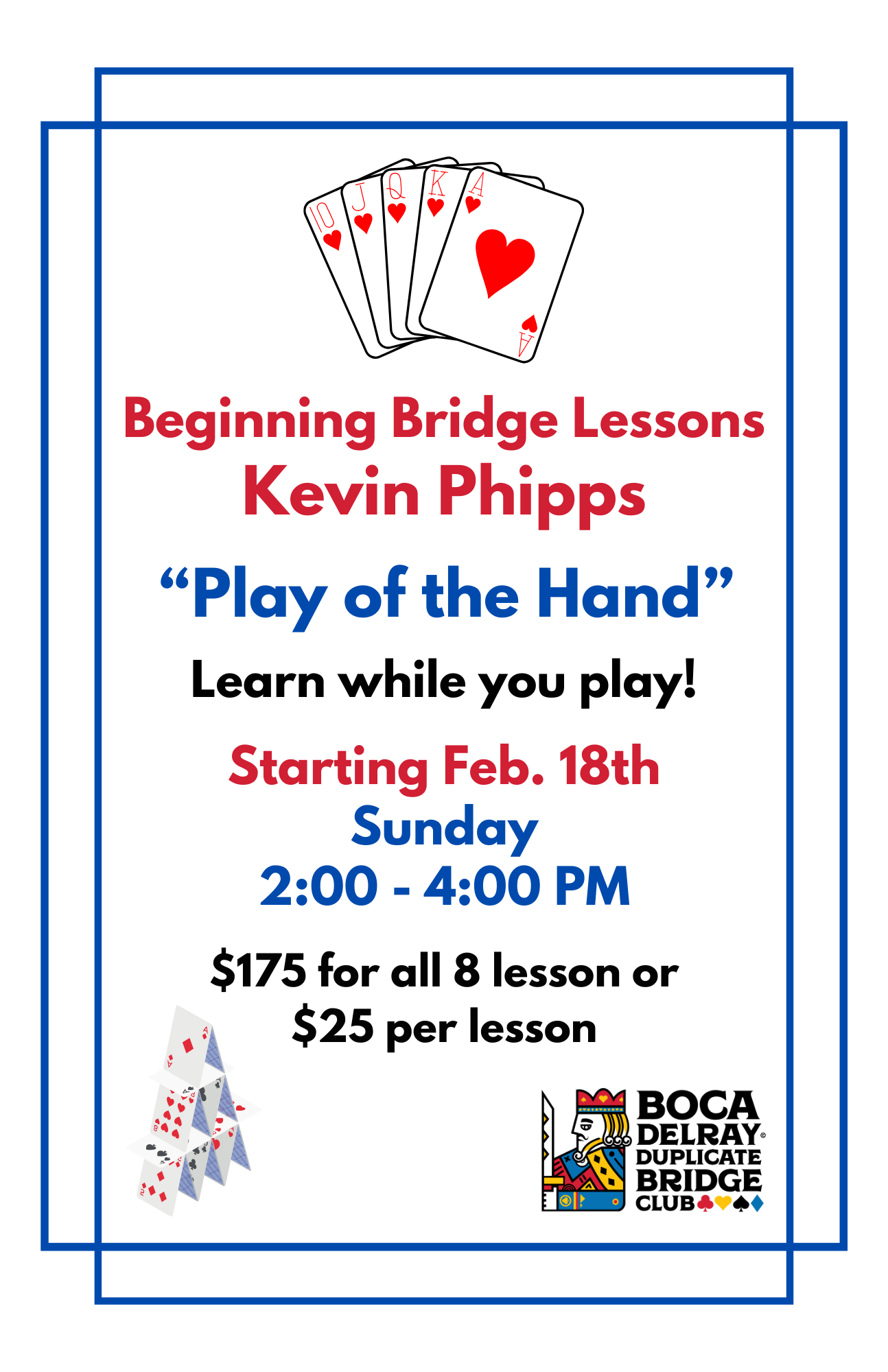 Beginners Bridge Lessons with Kevin Phipps