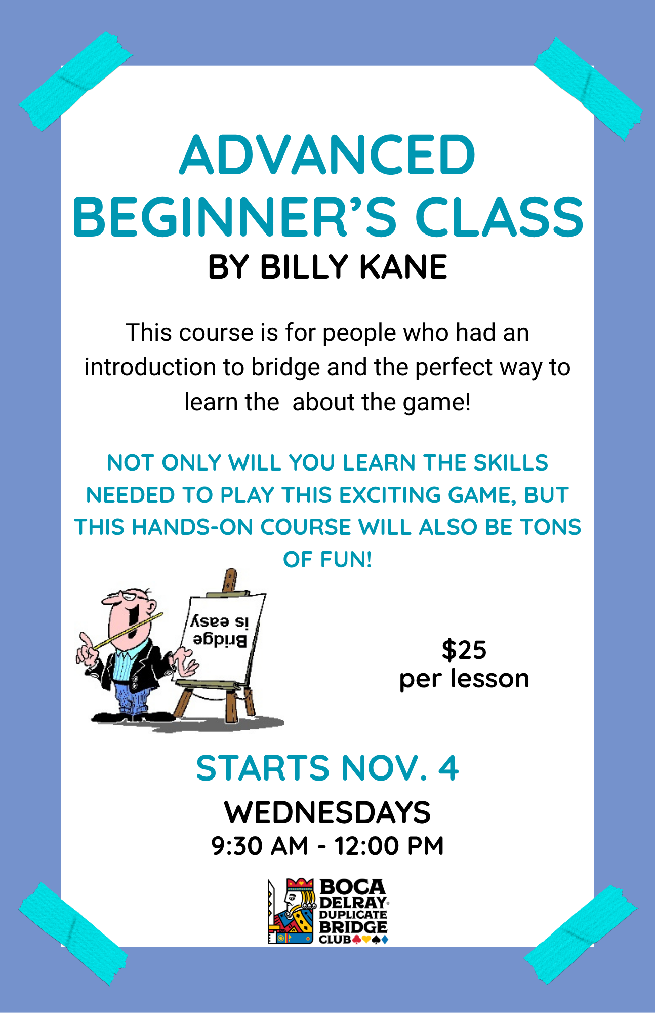 Advanced Beginners with Billy Kane