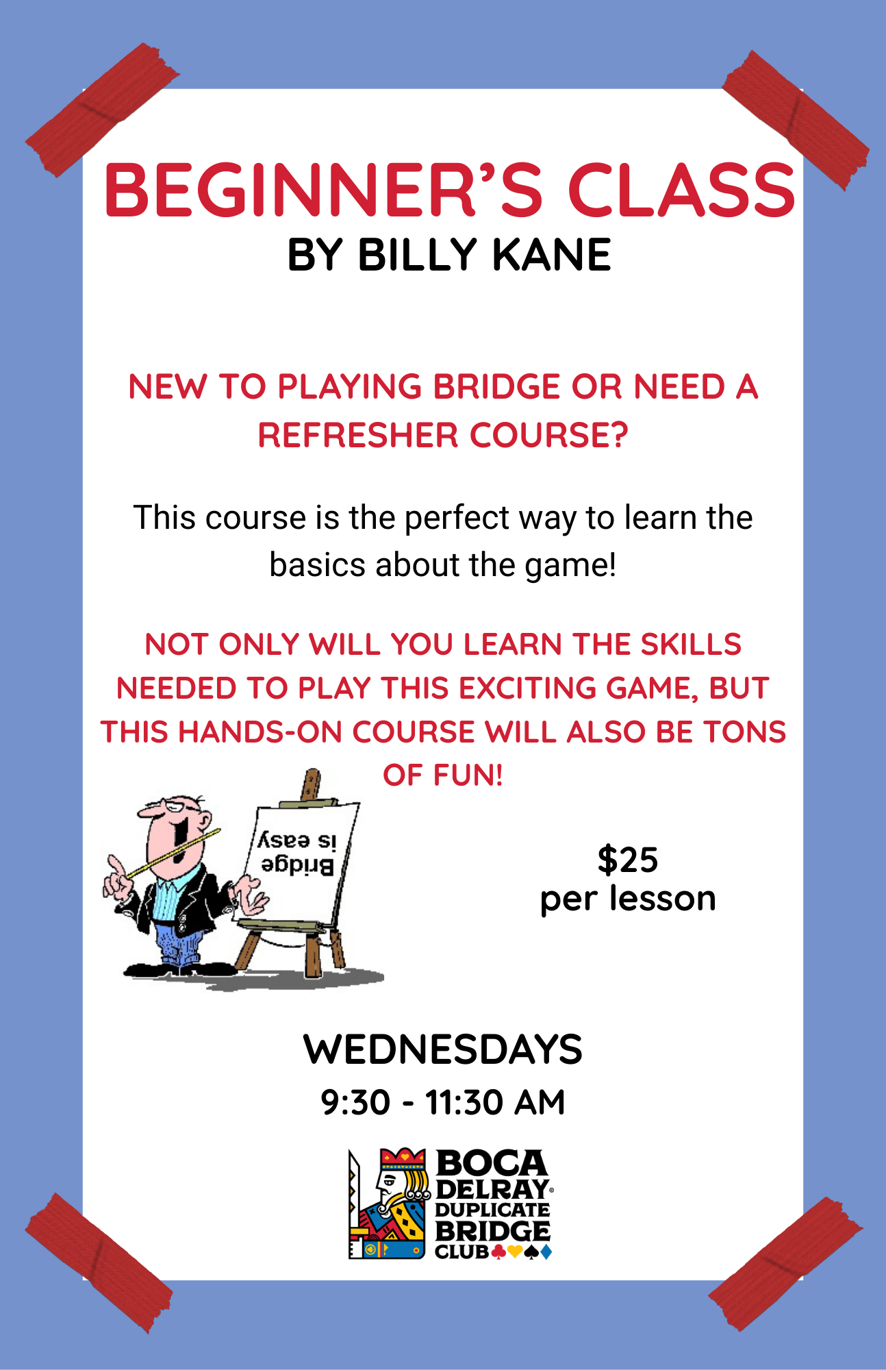 Beginner's Class with Billy Kane