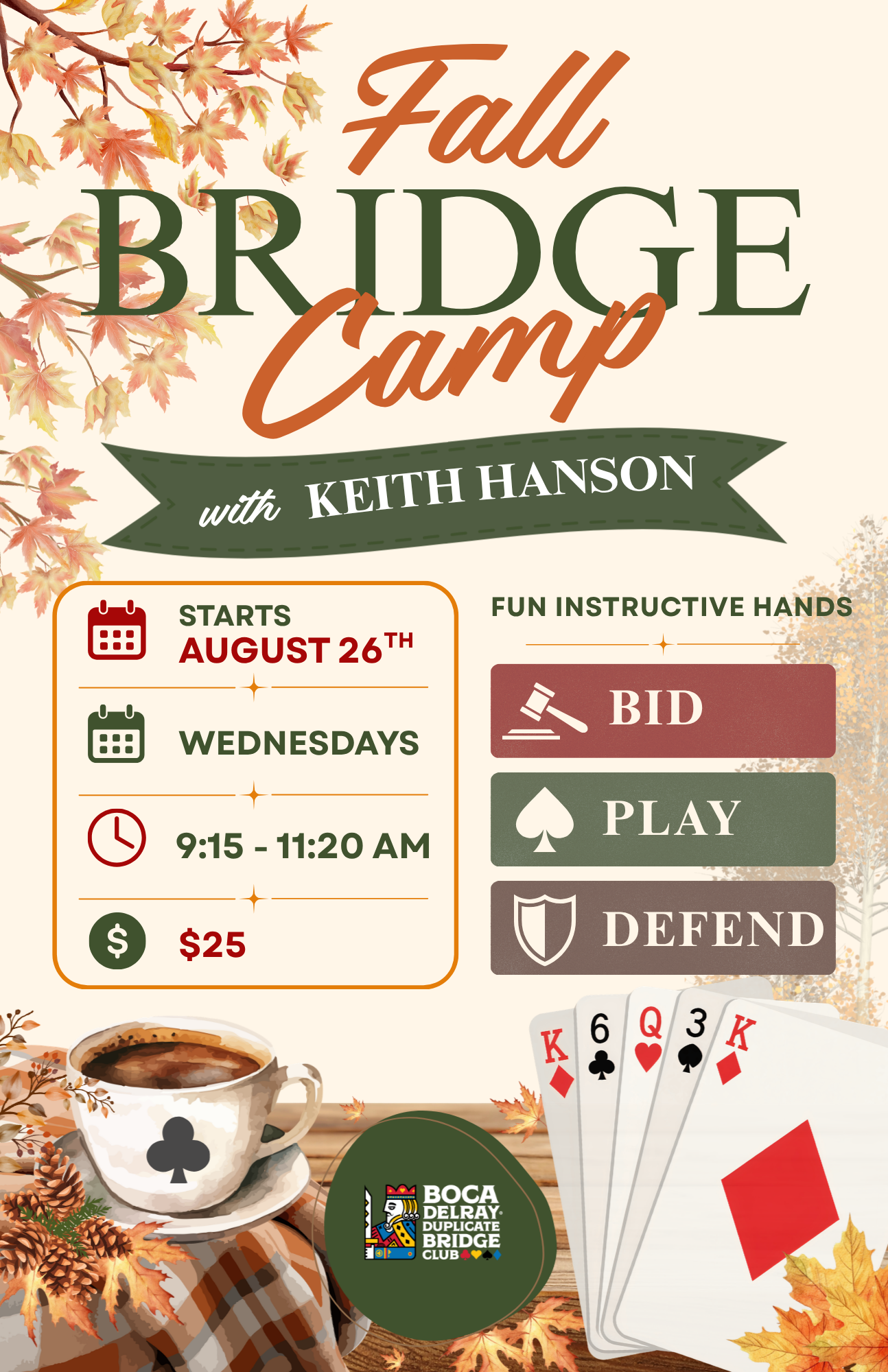 Fall Camp with Keith Hanson!