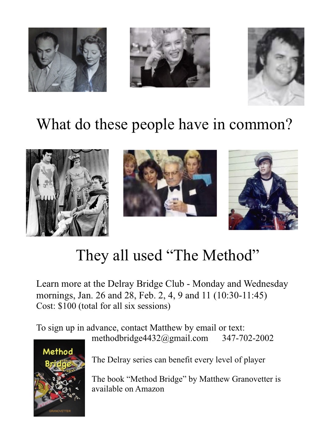 Method Bridge with Matt Granovetter - Please click here to register