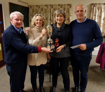 Presentation of Ryder Cup to Margaret Forde & Rhona Bolger