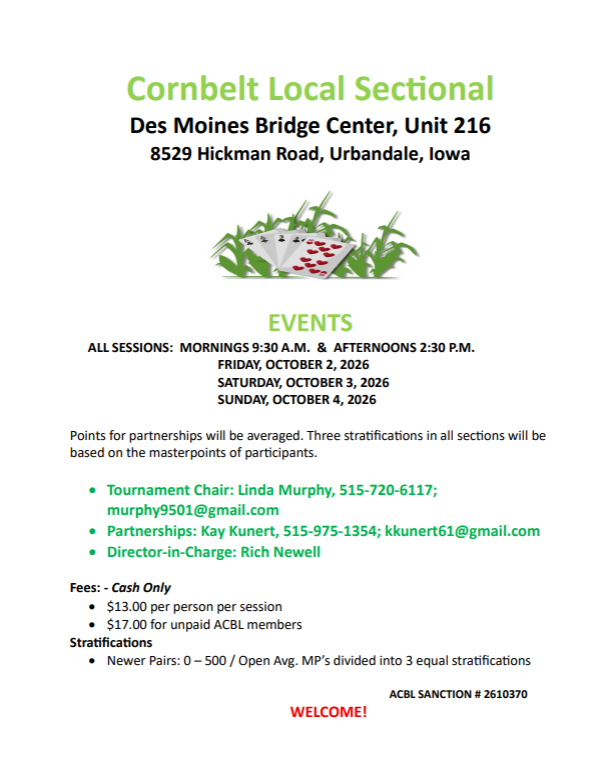 2026 October Sectional Tournament