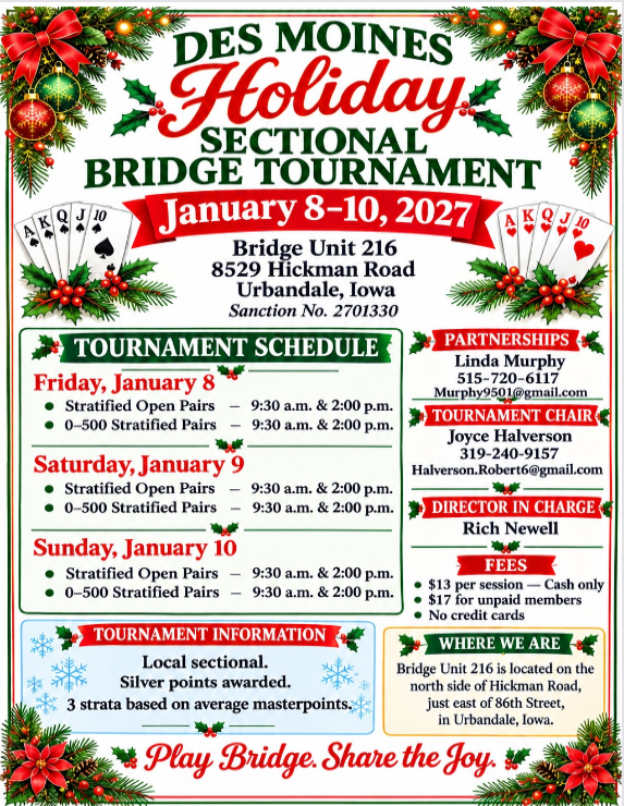 January 2027 Sectional