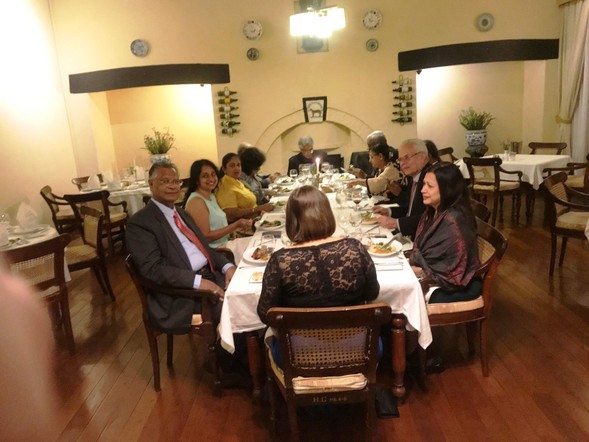 Vajira  Members at Dinner @ The Hill Club