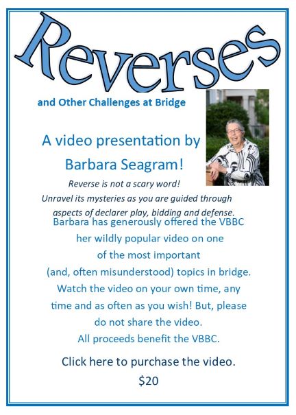 REVERSES & Other Bridge Problems by Barbara Seagram