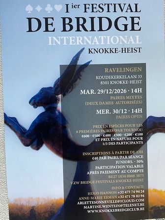 Festival de bridge à Knokke
