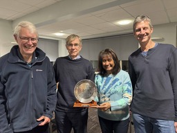 Congratulations to the winners of the John Crickmay Salver in Thursday teams