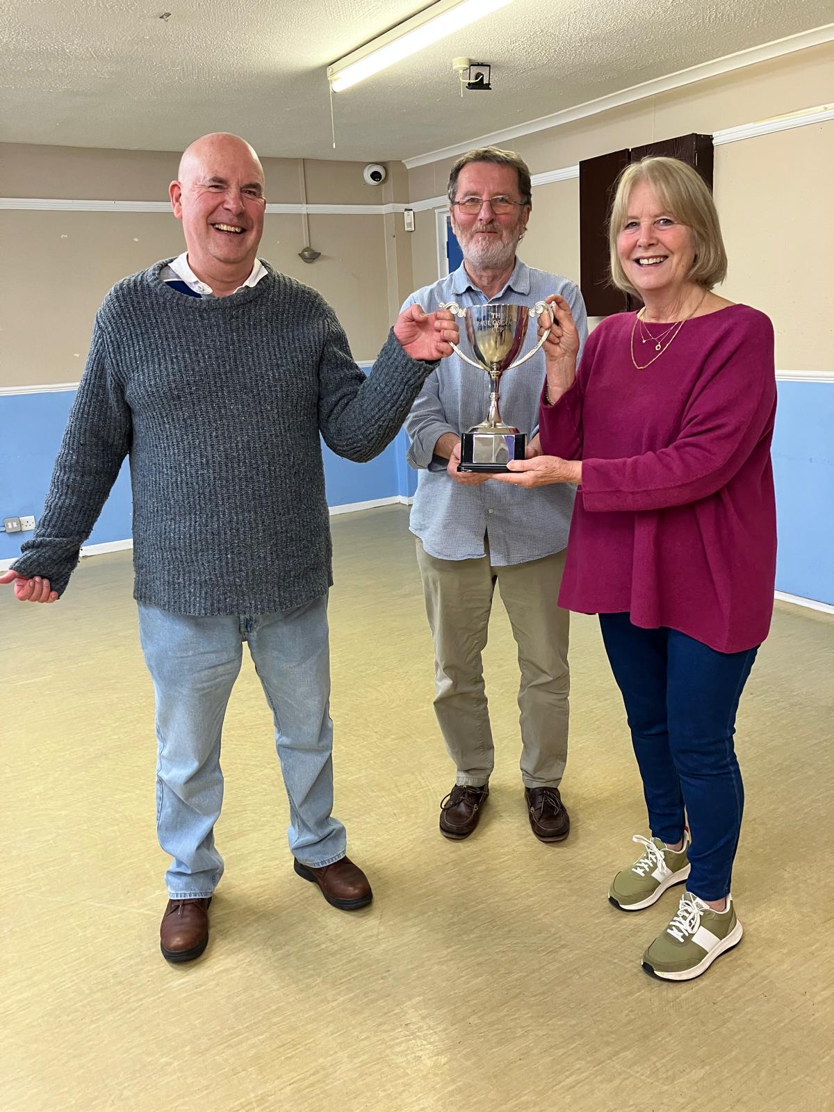 Congratulations to Heather and Harvey for winning the Autumn Trophy