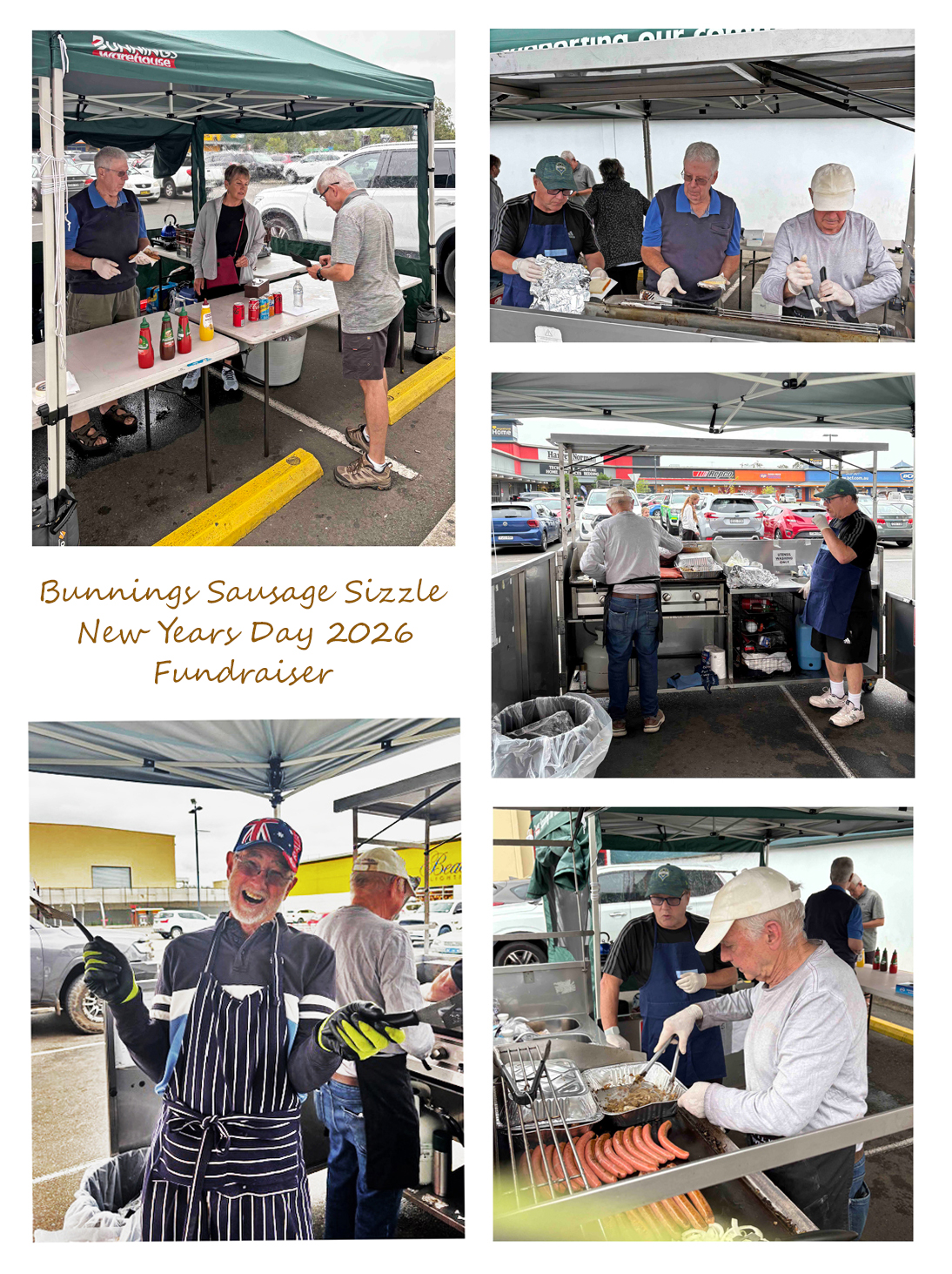 Bunnings Fundraiser New Years Day 2026